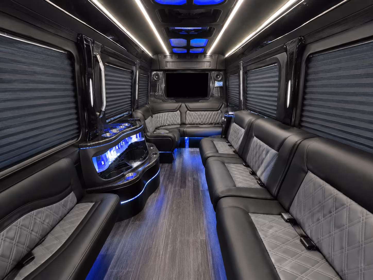 berkeley 50 passenger party bus inside